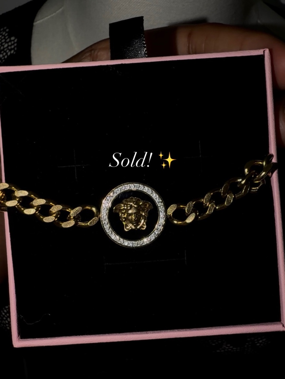 Elegant Versace Bracelet- Gold